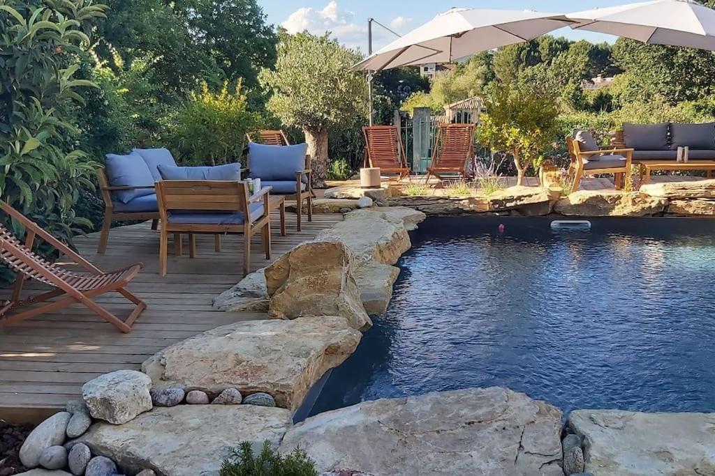 Une Oasis Au Pays De Cezanne Aix-en-Provence Dış mekan fotoğraf